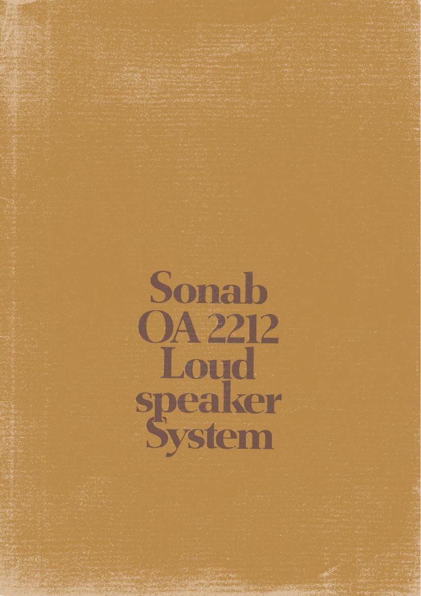 sonab oa2212