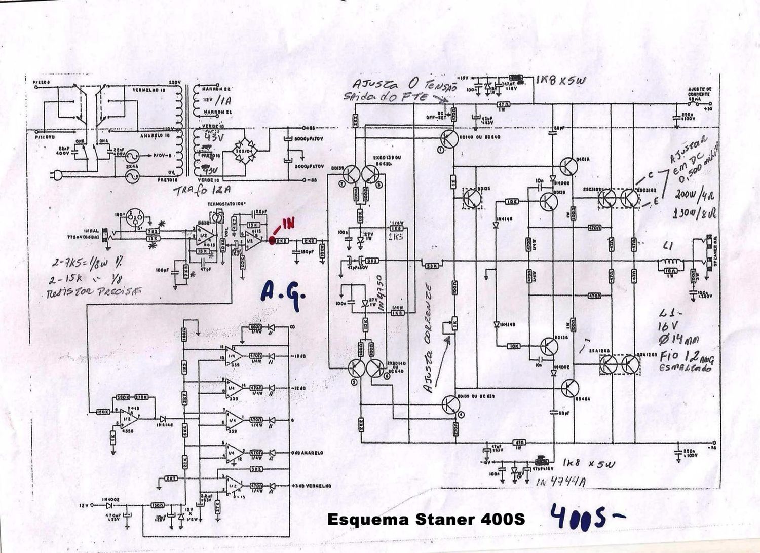 staner 800 s 400 s