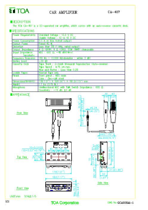 toa ca 407