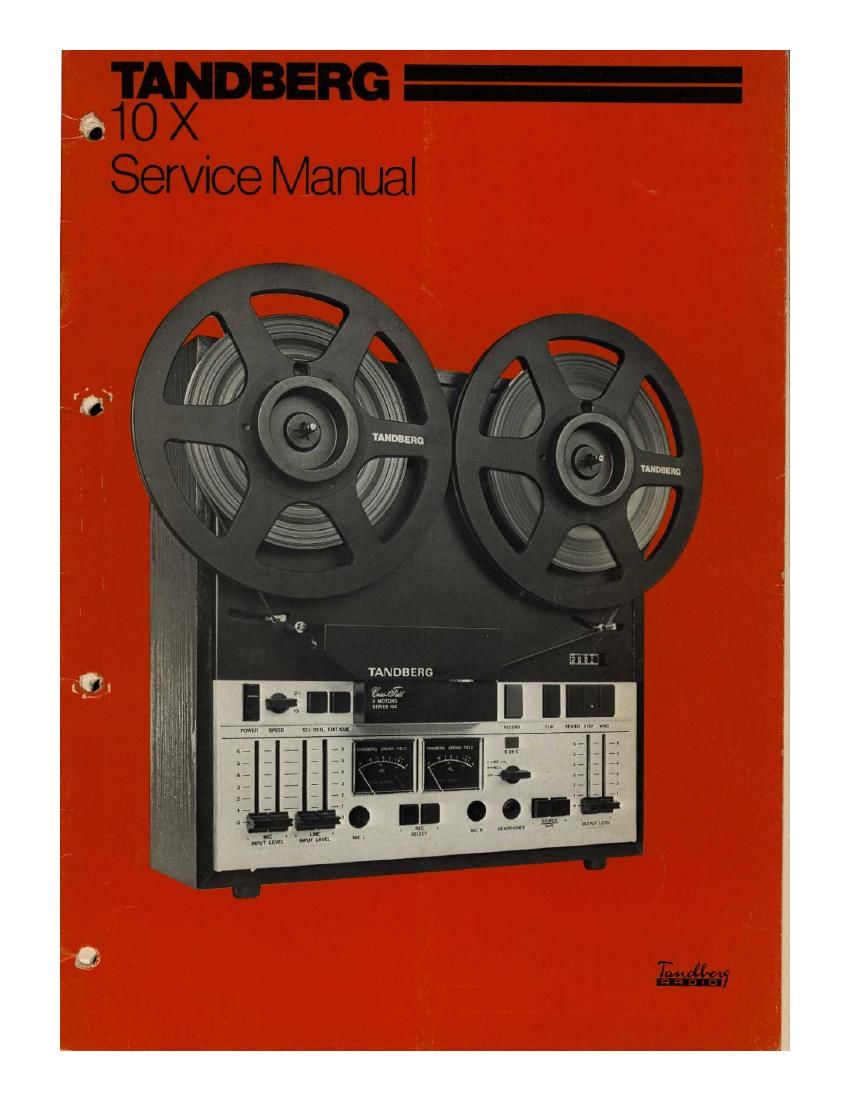 Tandberg 10 X Service Manual 3