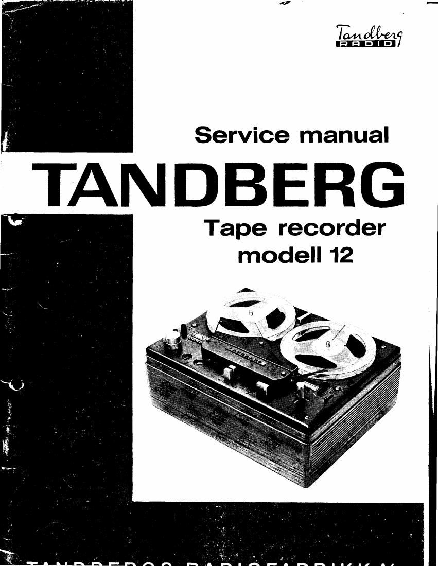 Tandberg 12 Service Manual