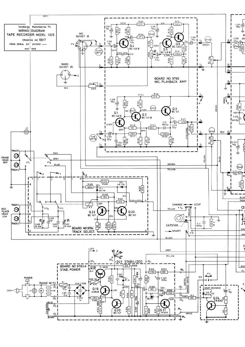 Tandberg 13 Schematic