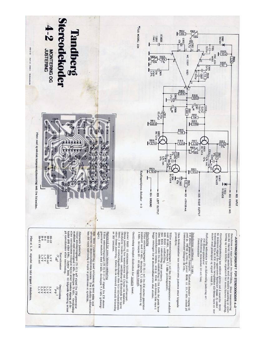 Tandberg 4 Schematic