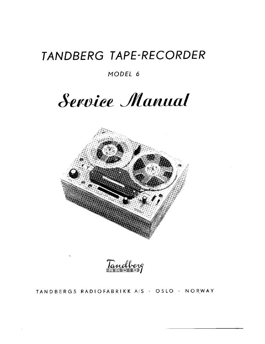 Tandberg 6 Service Manual