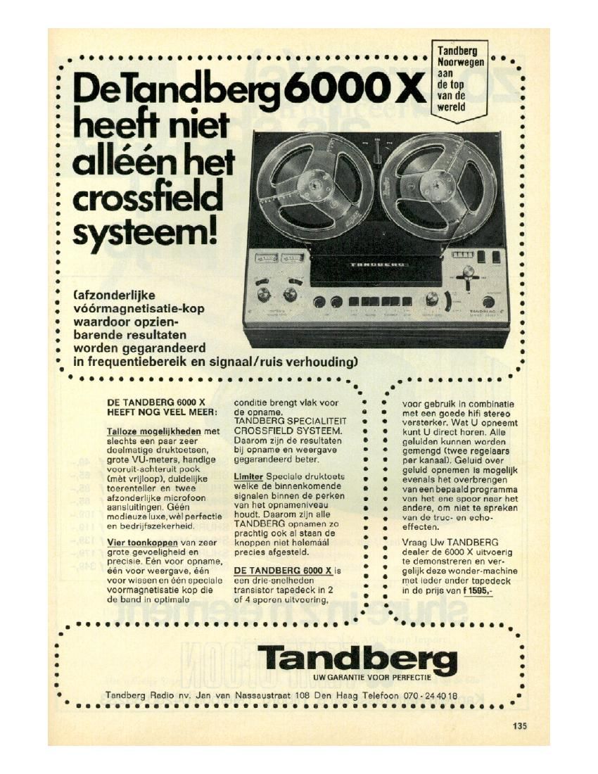Tandberg 6000 X Article