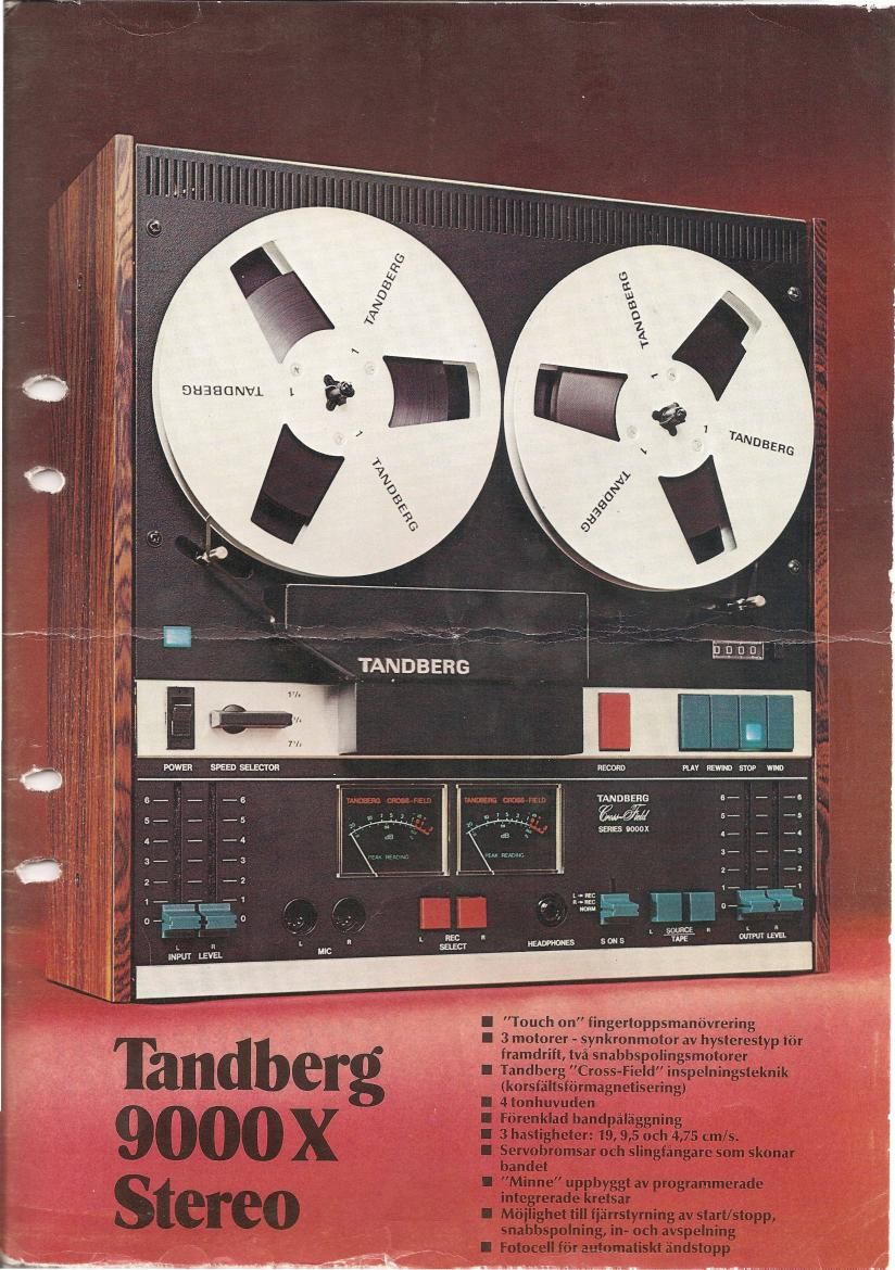 Tandberg 9000 X Brochure