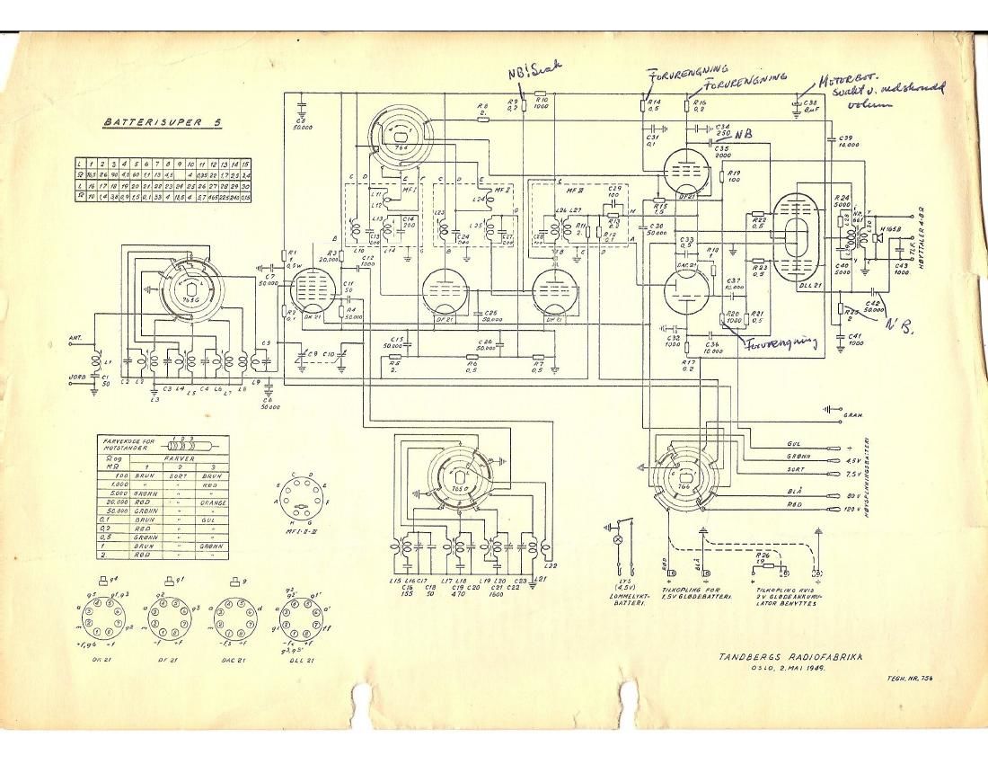 Tandberg Batterisuper 5 Schematic 2