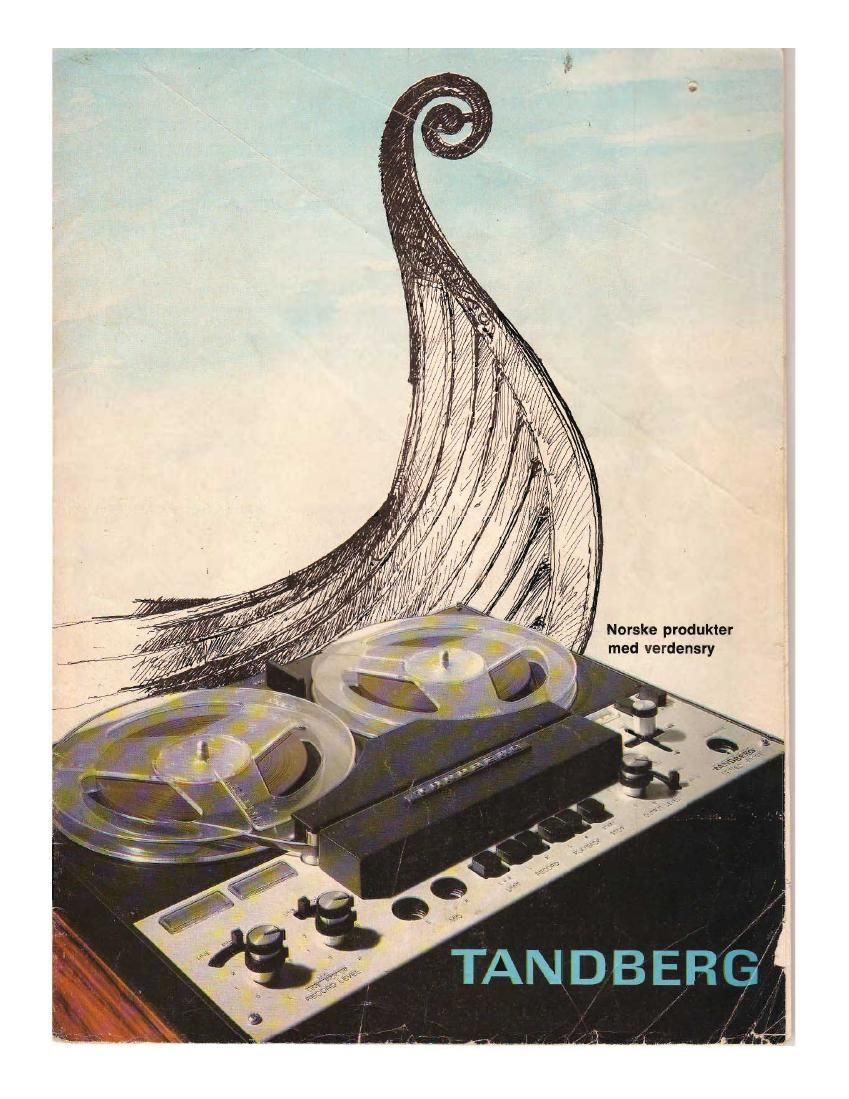 Tandberg Catalog 1969 1970