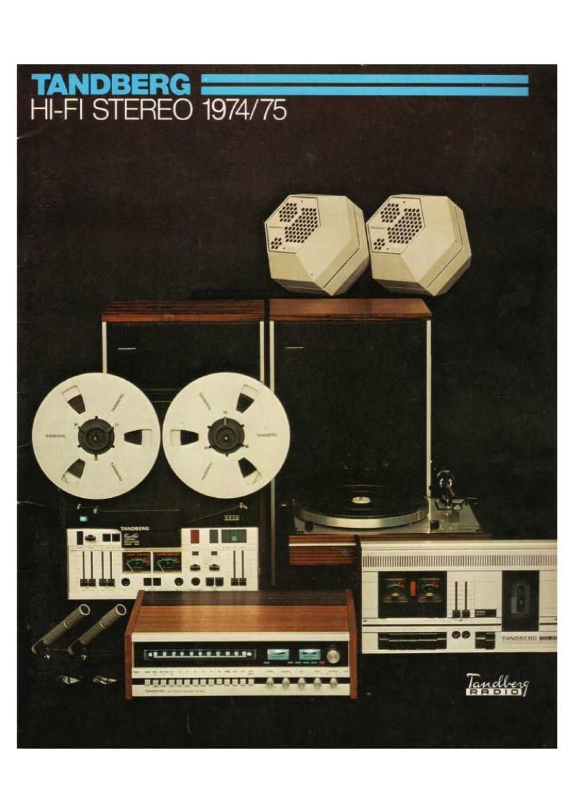 Tandberg Catalog 1974 1975