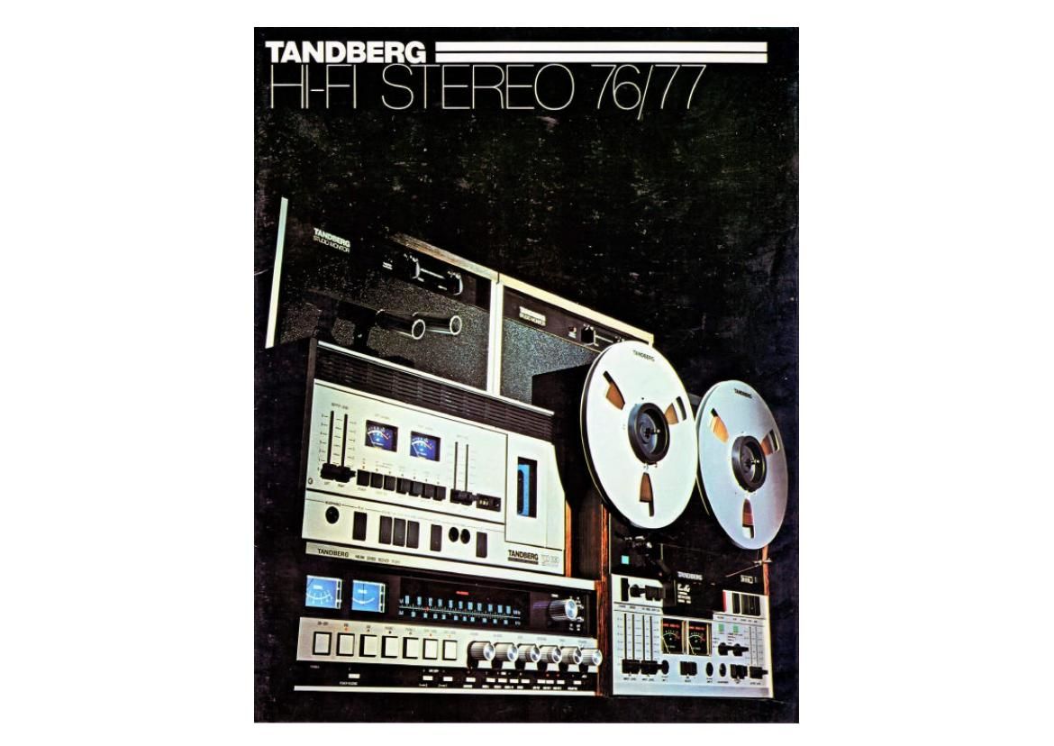 Tandberg Catalog 1976 1977 1