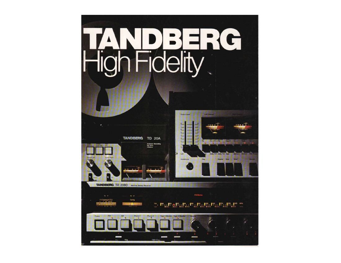 Tandberg Catalog 1978 1979