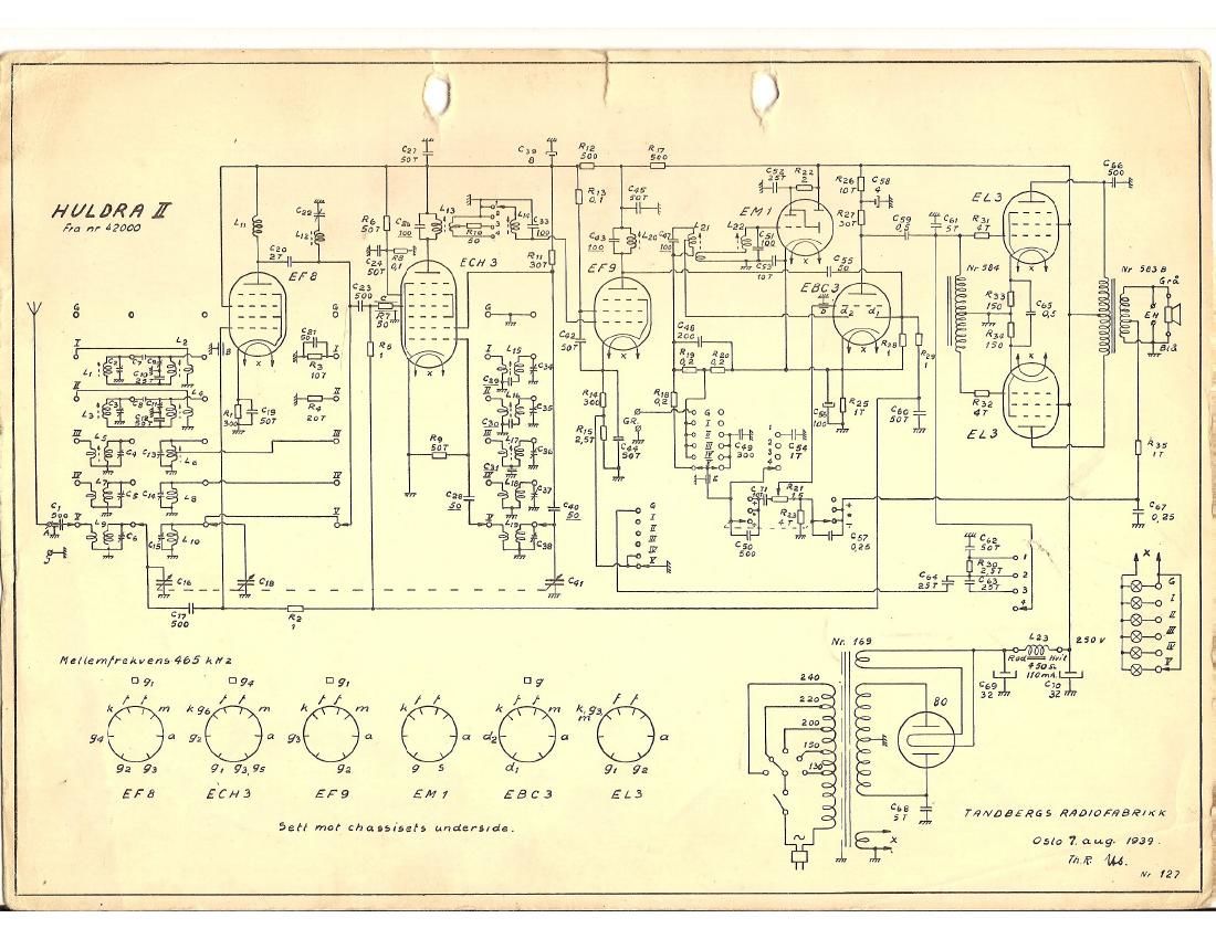 Tandberg Huldra 2 Schematic 2