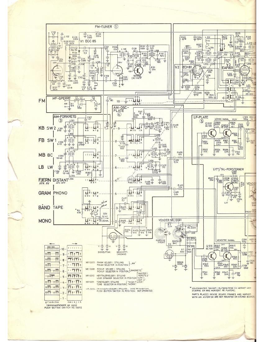 Tandberg Huldra 8 Schematic