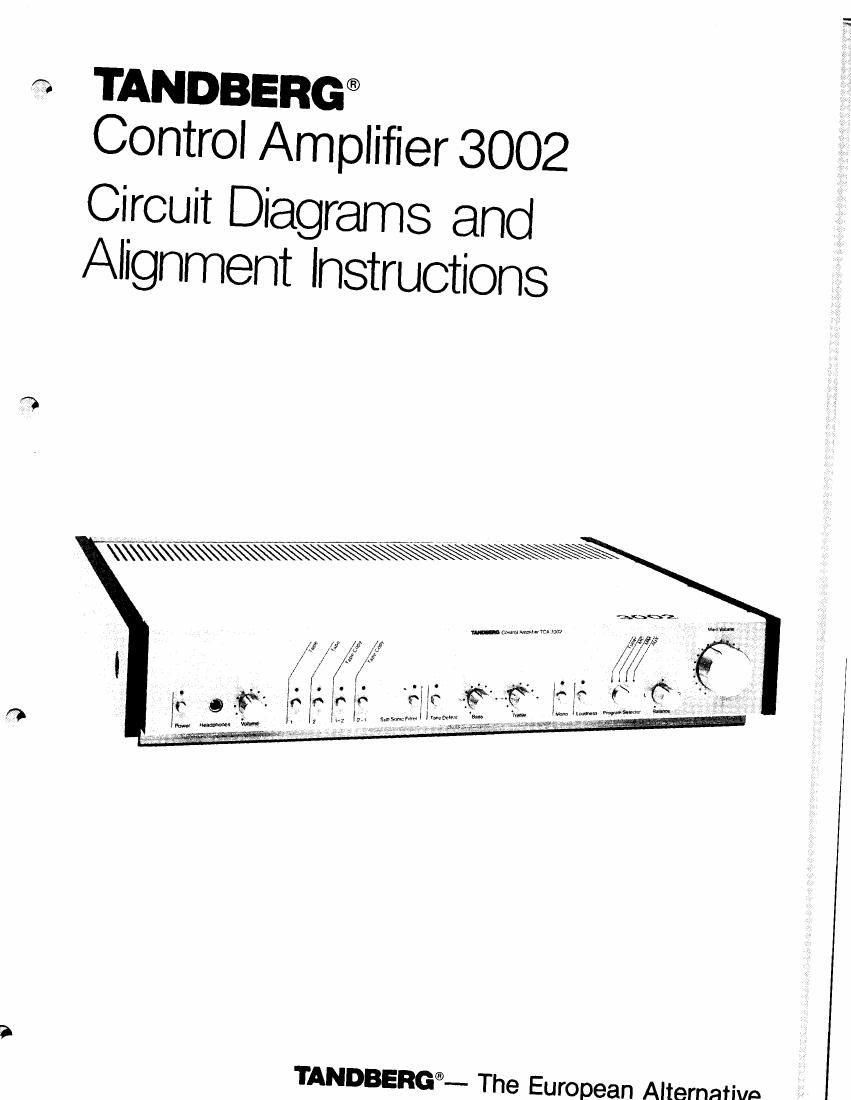 Tandberg TCA 3002 Service Manual