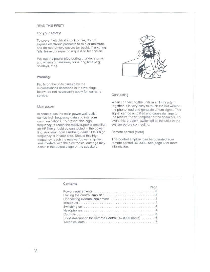Tandberg TCA 4038 A Owners Manual