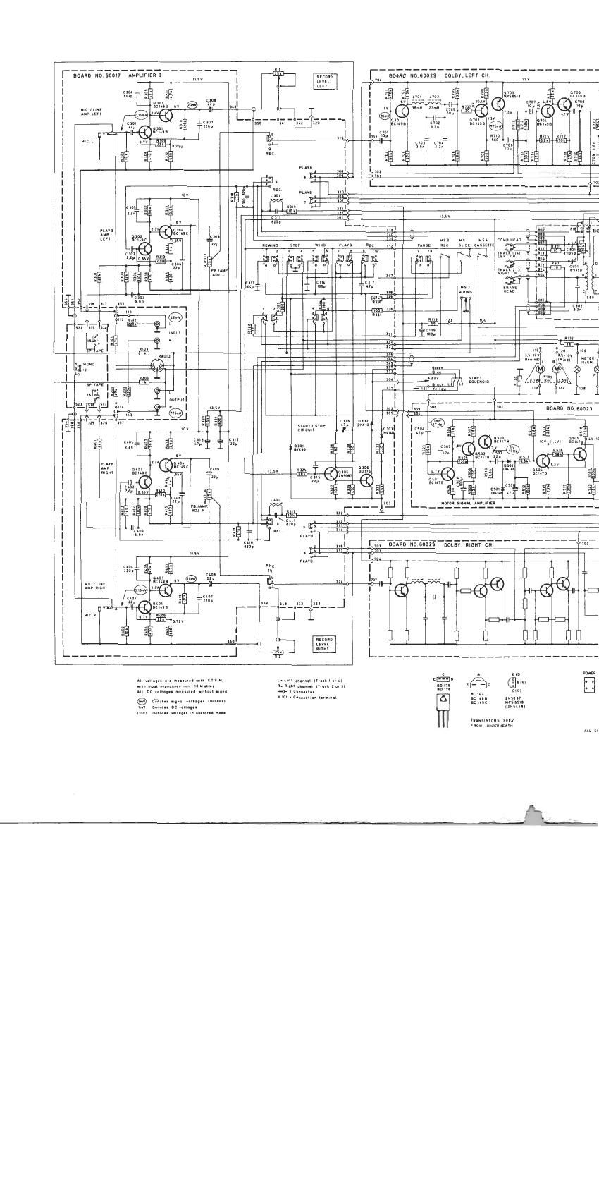 Tandberg TCD 300 Schematic