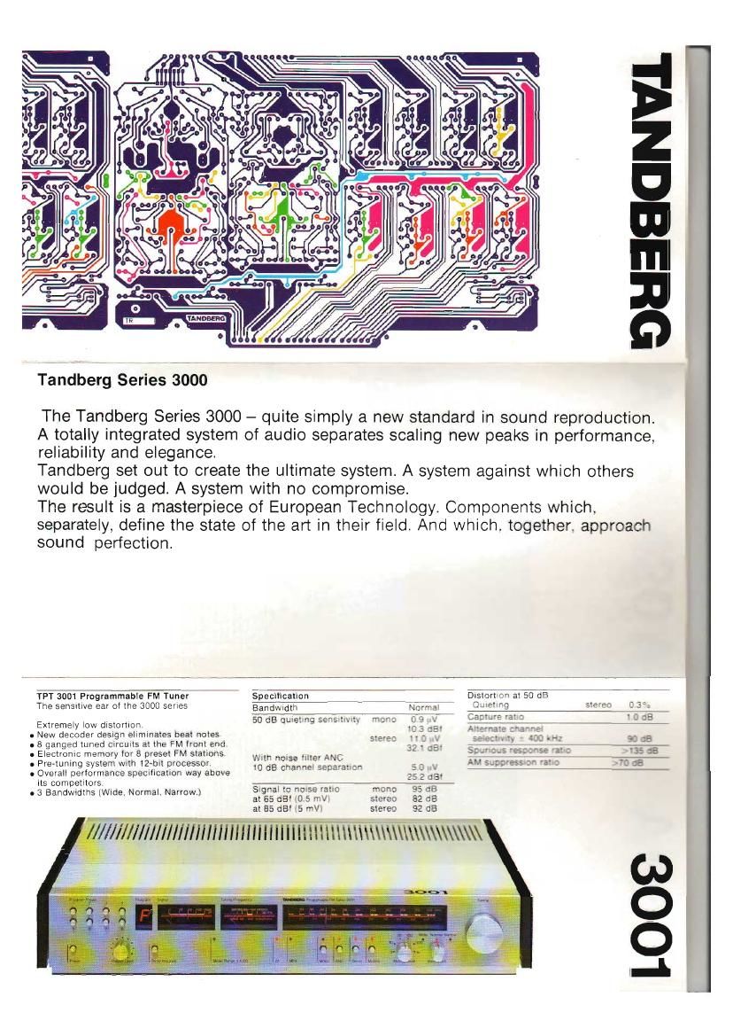 Tandberg TCD 3004 Brochure