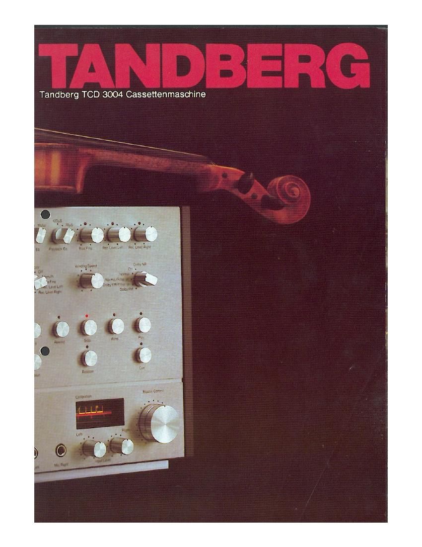 Tandberg TCD 3004 Brochure 2