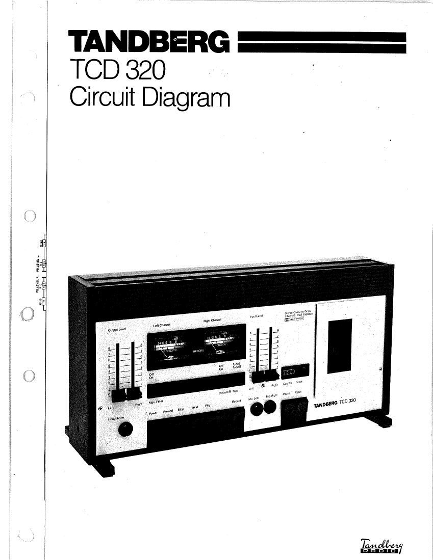 Tandberg TCD 320 Service Manual