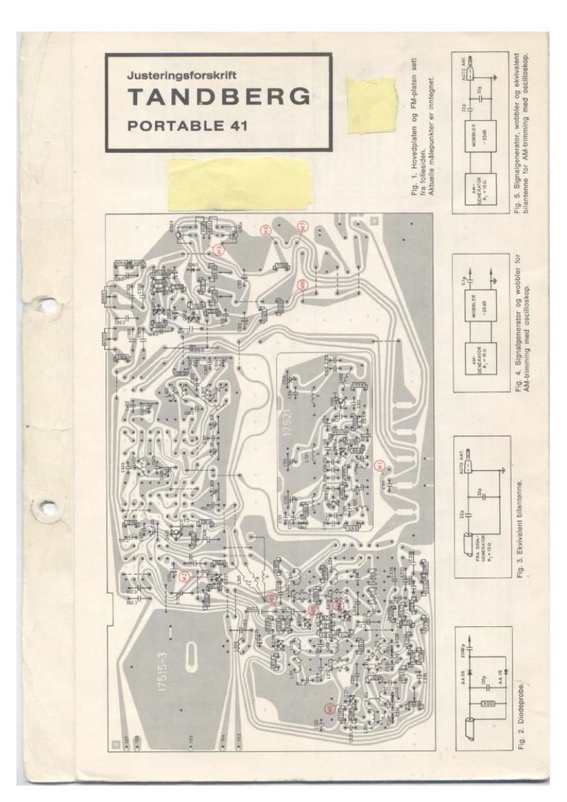 Tandberg TP 41 Schematic