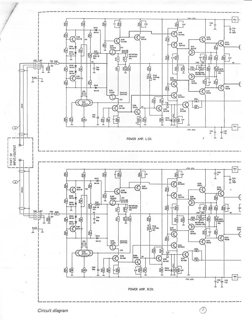 Tandberg TPA 3026 A Schematic