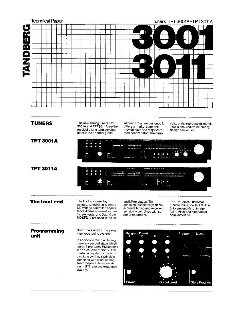 Tandberg TPT 3001 A Brochure 3