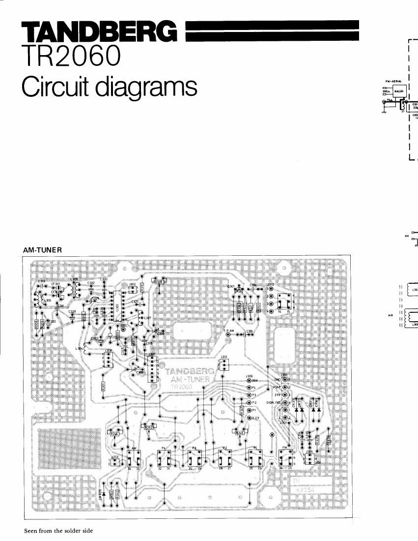 Tandberg TR 2060 Schematic