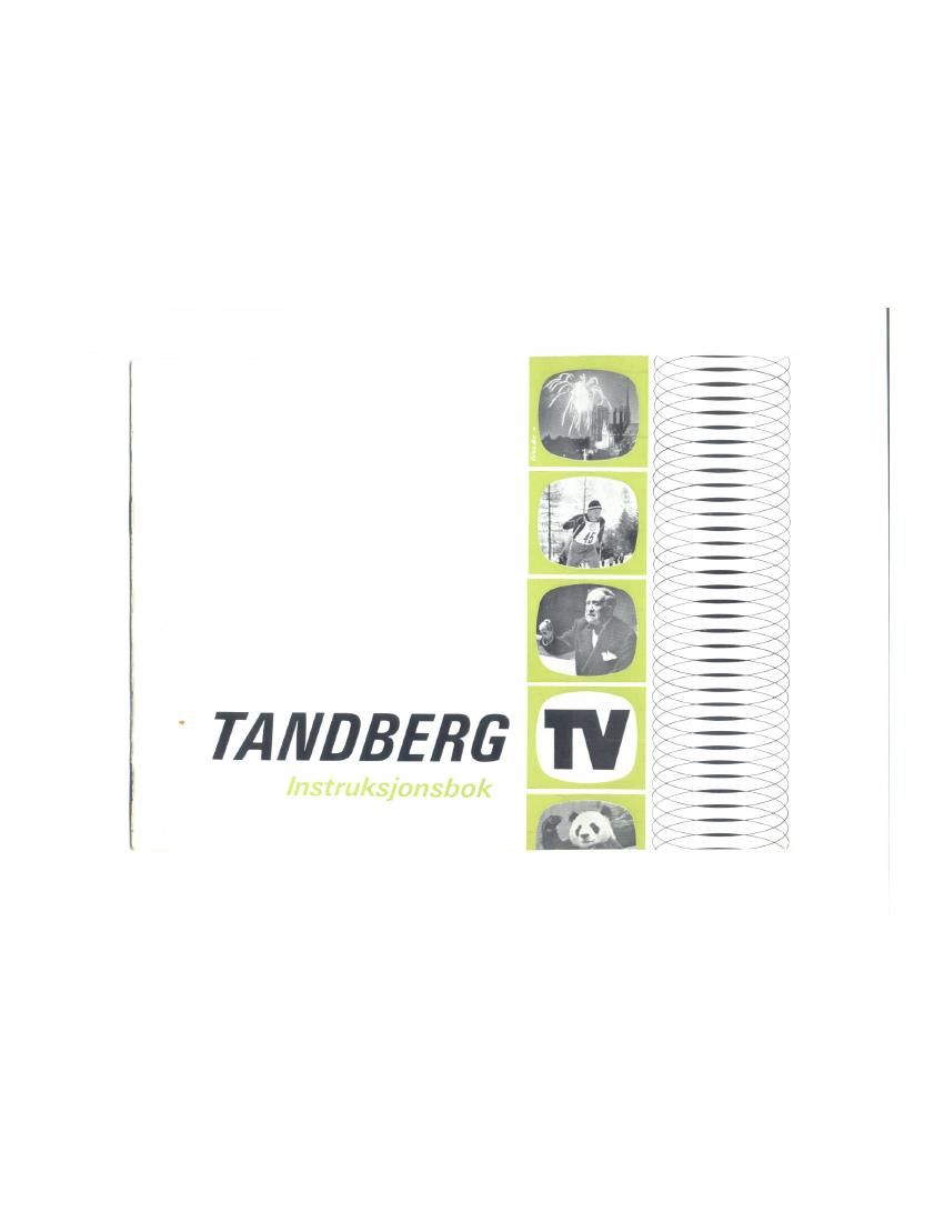 Tandberg TV Owners Manual