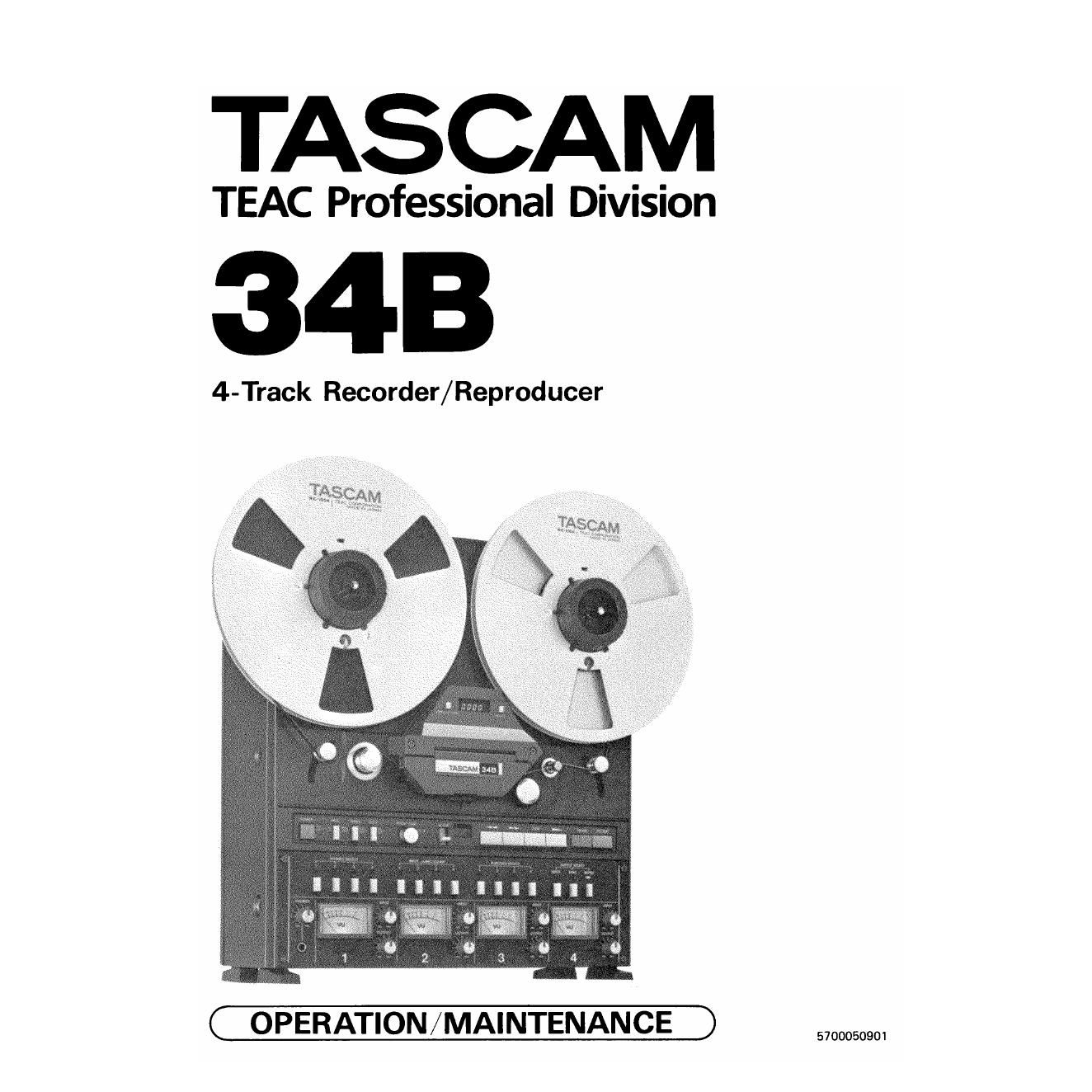 tascam 34 b owners manual