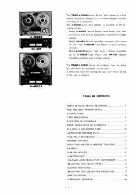 Teac A 4000S A 4010S RA 40S Service Manual