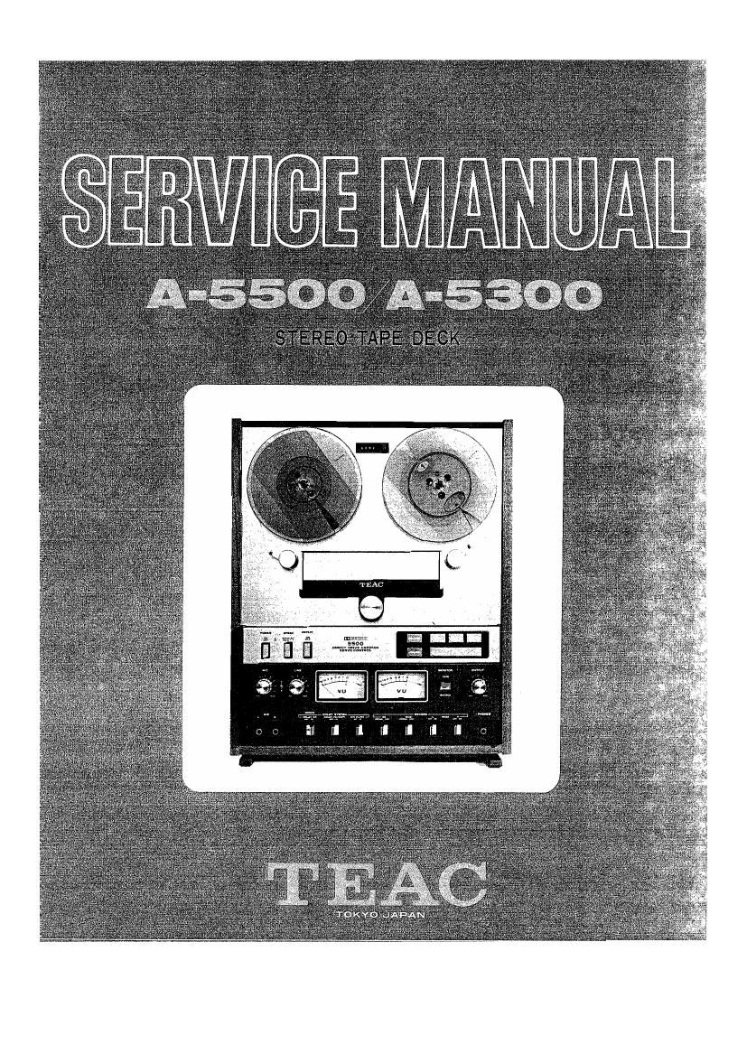 Teac A 5300 Service Manual