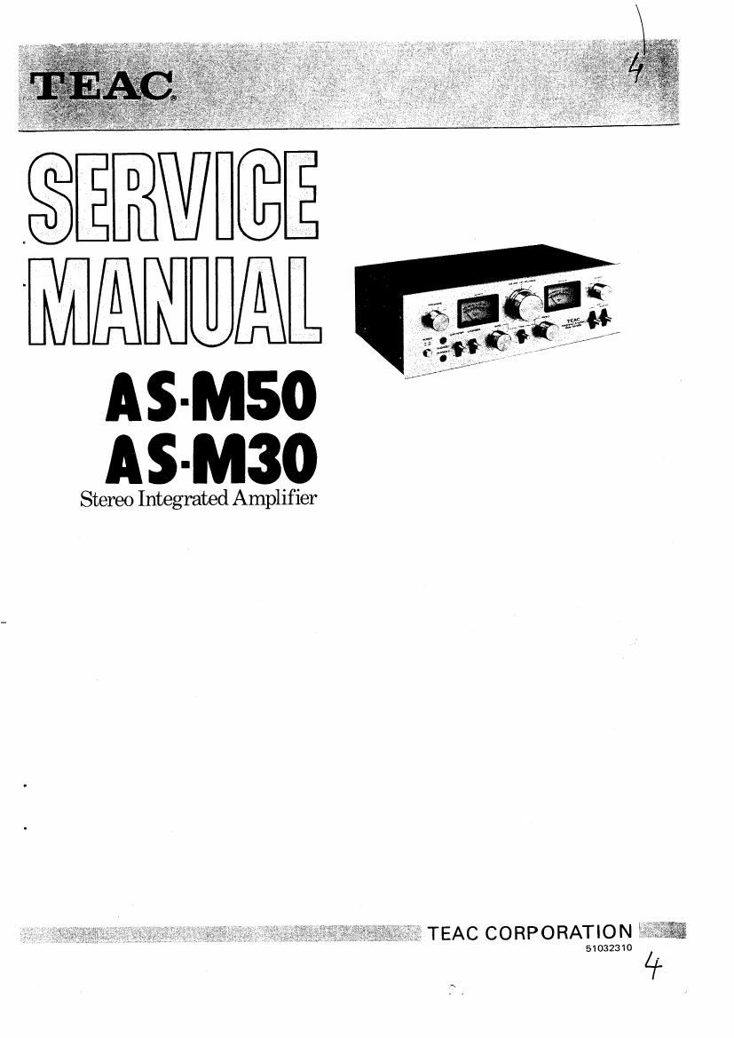 Teac ASM 30 ASM 50 Service Manual