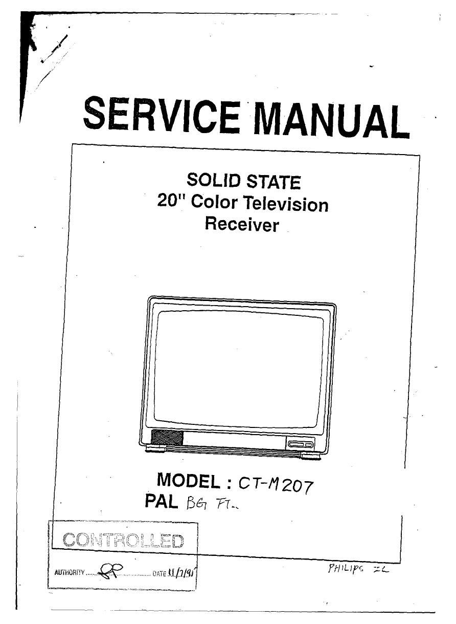 Teac CT M207 Service Manual