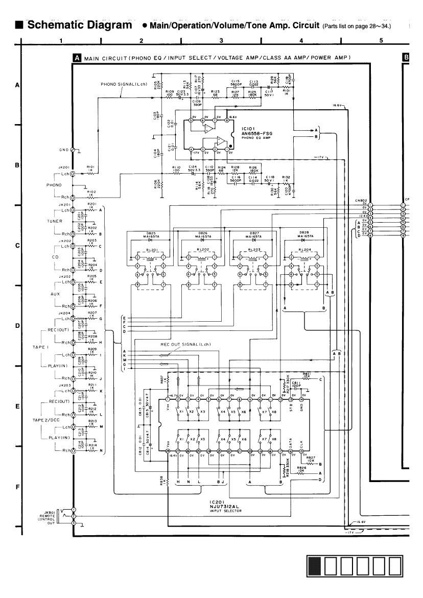 Technics A 700 Schematics