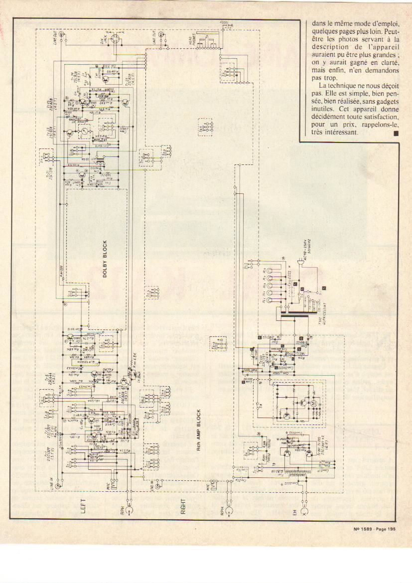 Technics RS 630 AUS Schematic