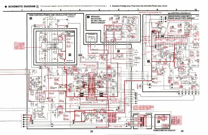 Technics SA 410 Schematics