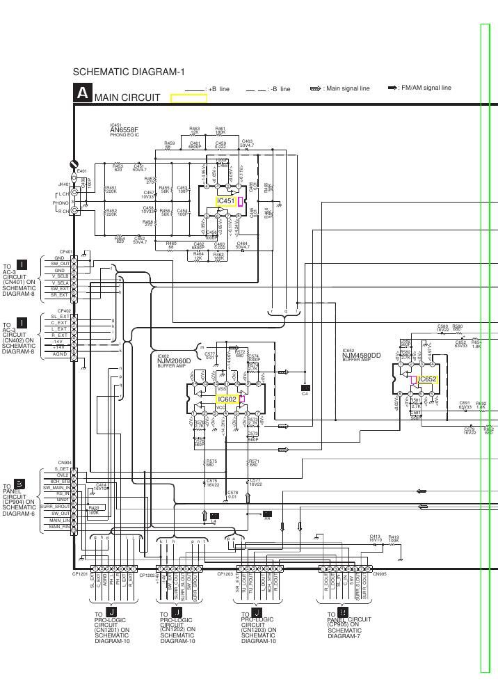 Technics SAAX 54 Schematics