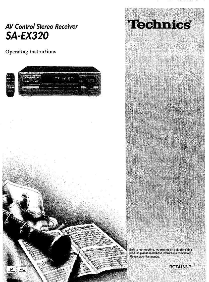 Technics SAEX 320 Owners Manual