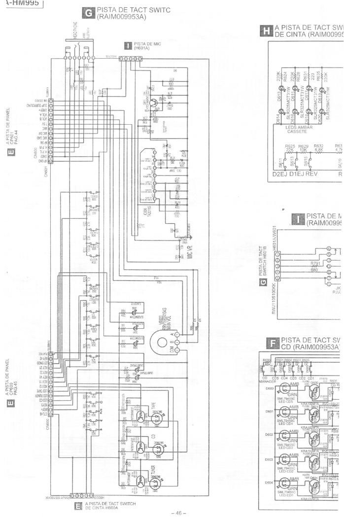 Technics SAHM 995 Schematics