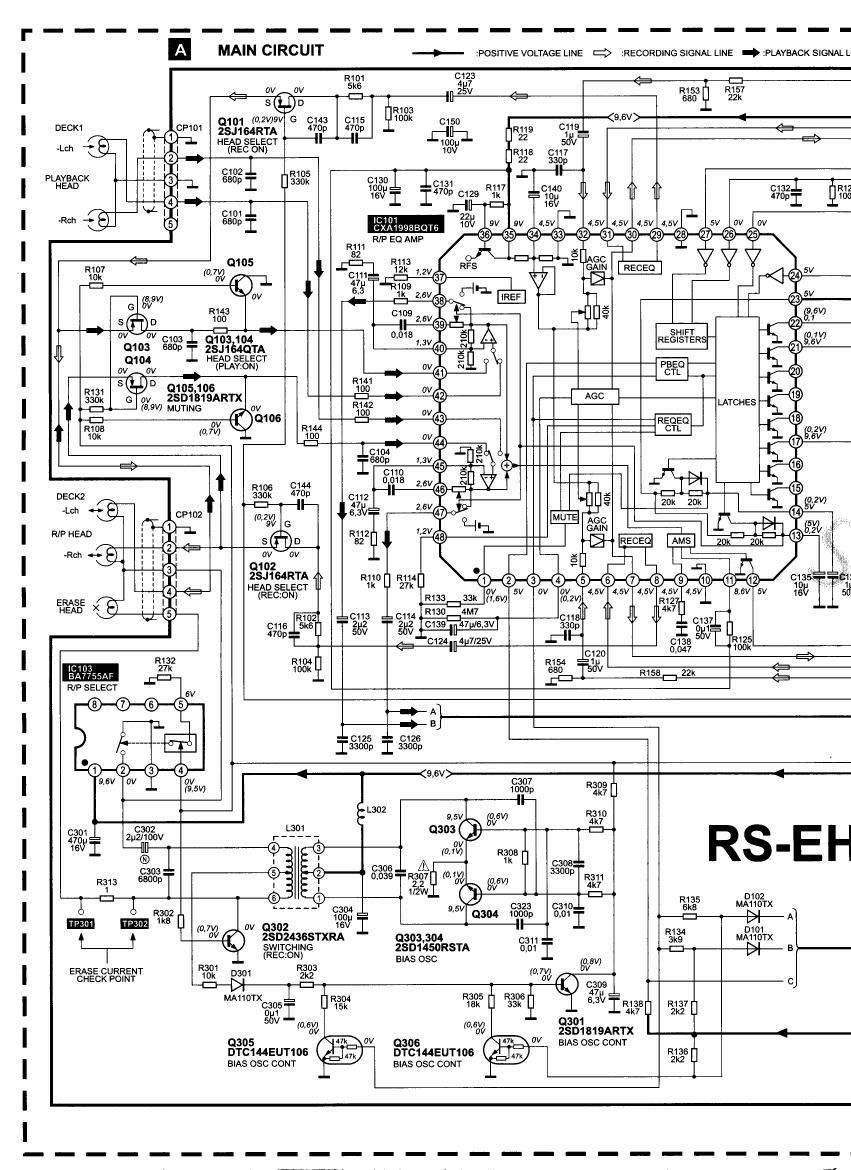 Technics SCEH 550 Schematics