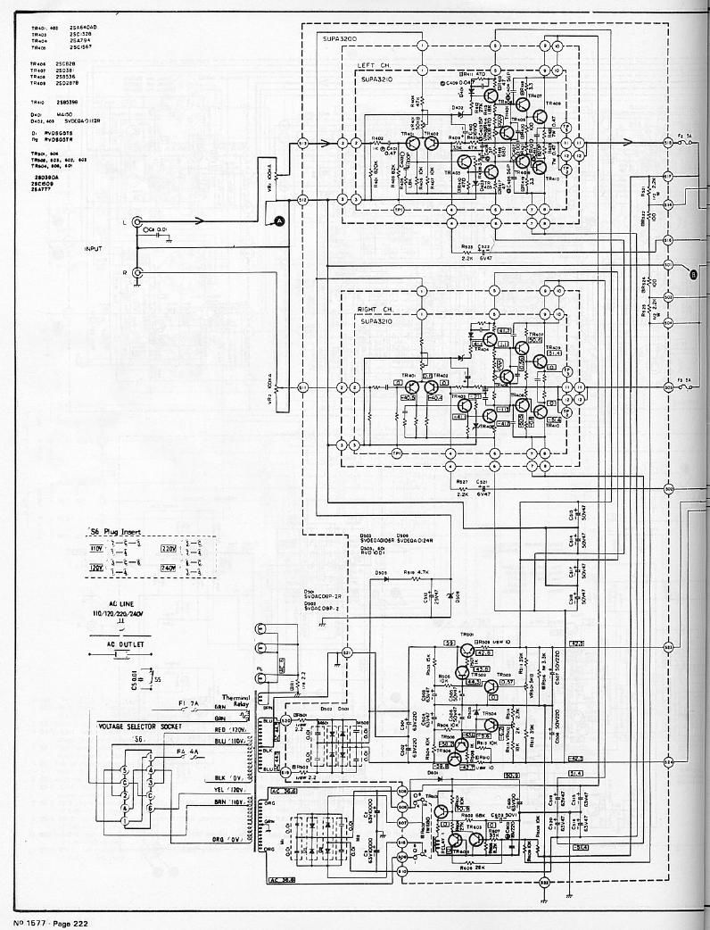 Technics SE 9200 Schematics