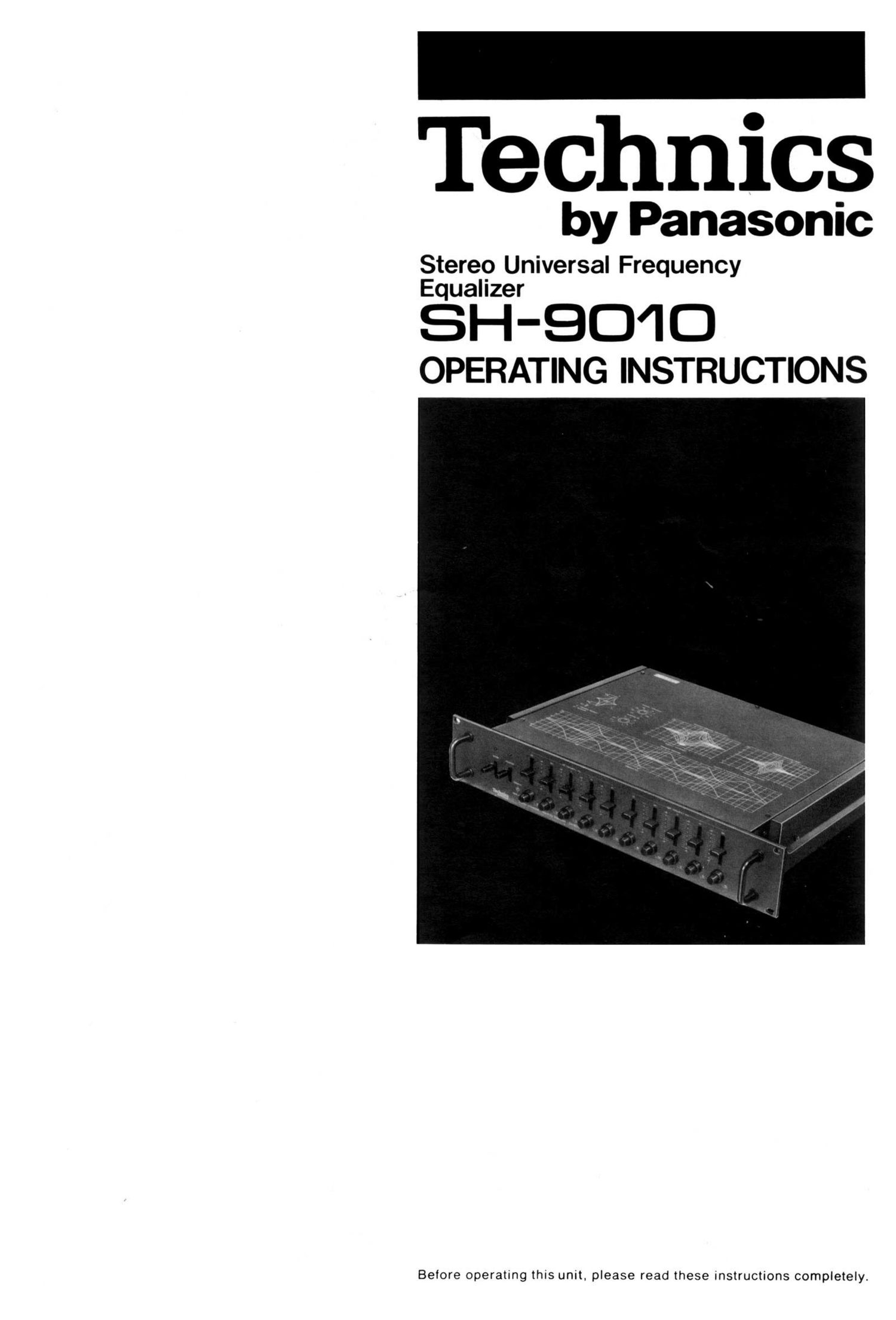Technics SH 9010 Owners Manual