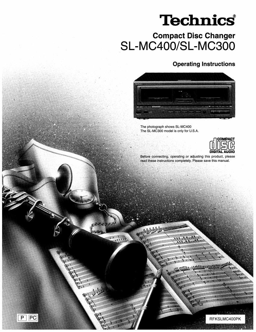 Technics SLMC 400 Owners Manual