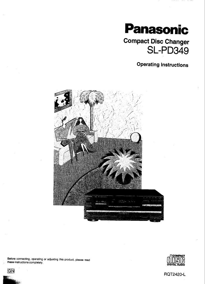 Technics SLPD 349 Owners Manual