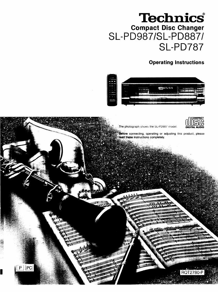Technics SLPD 787 Owners Manual