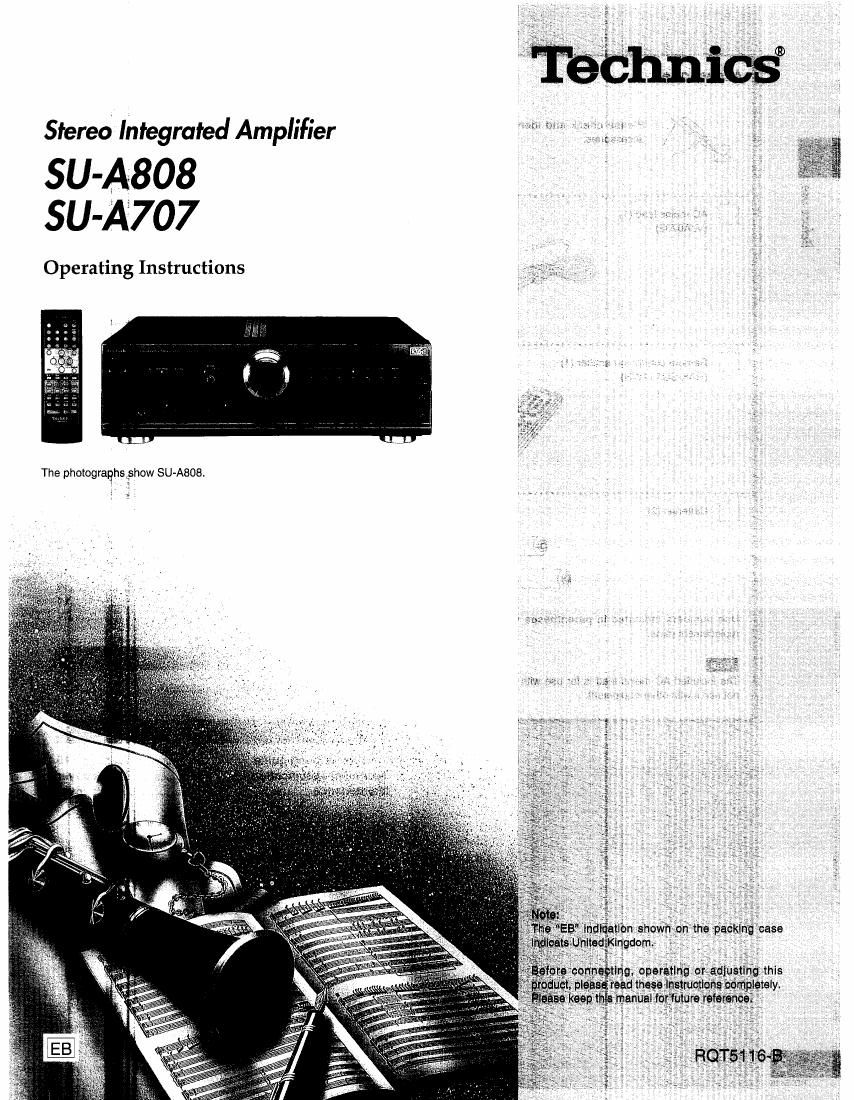 Technics SUA 808 Owners Manual