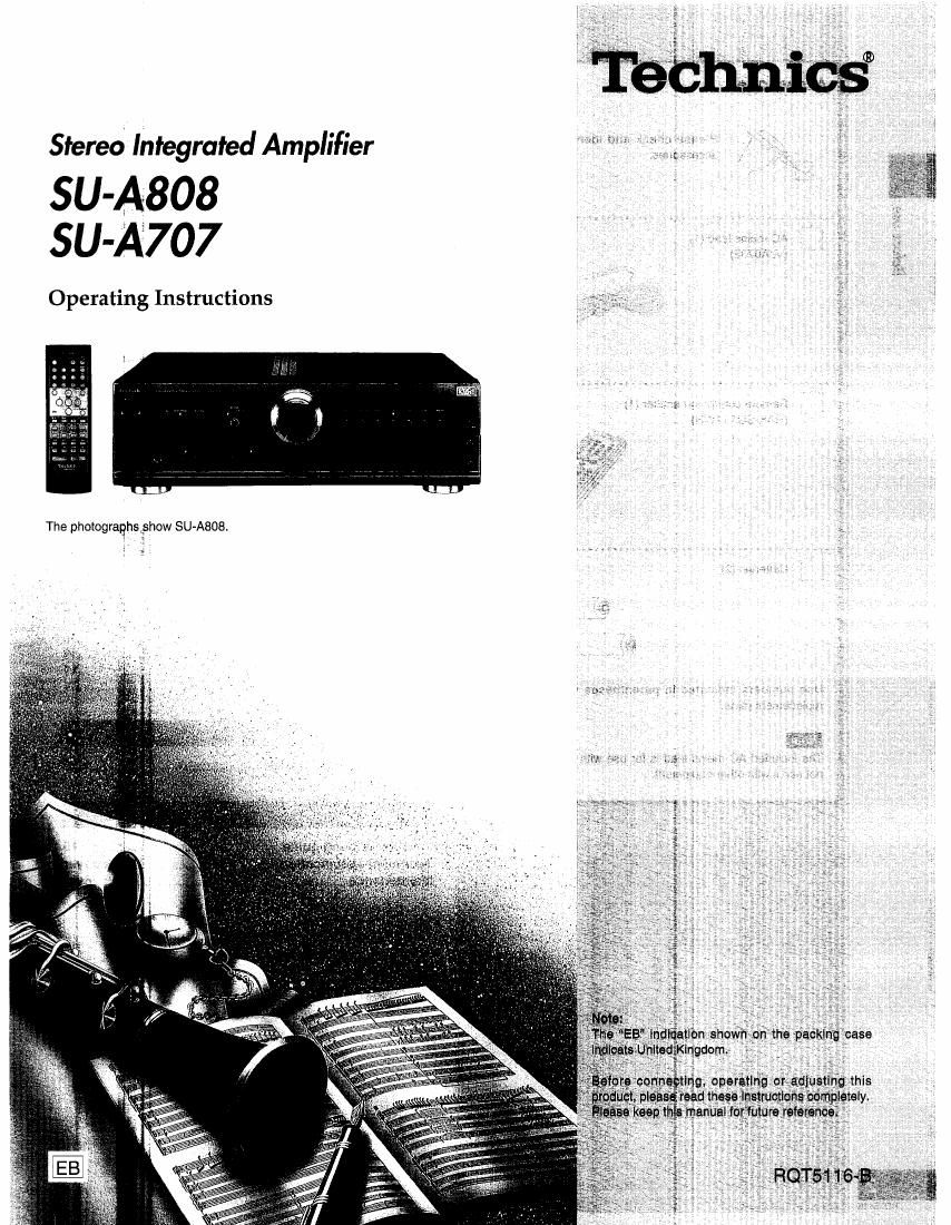 Technics SUA 808 Owners Manual