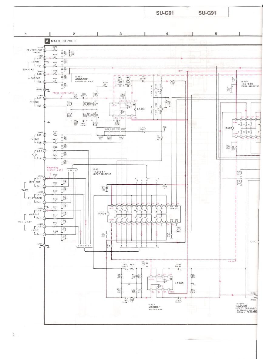 Technics SUG 91 Schematics