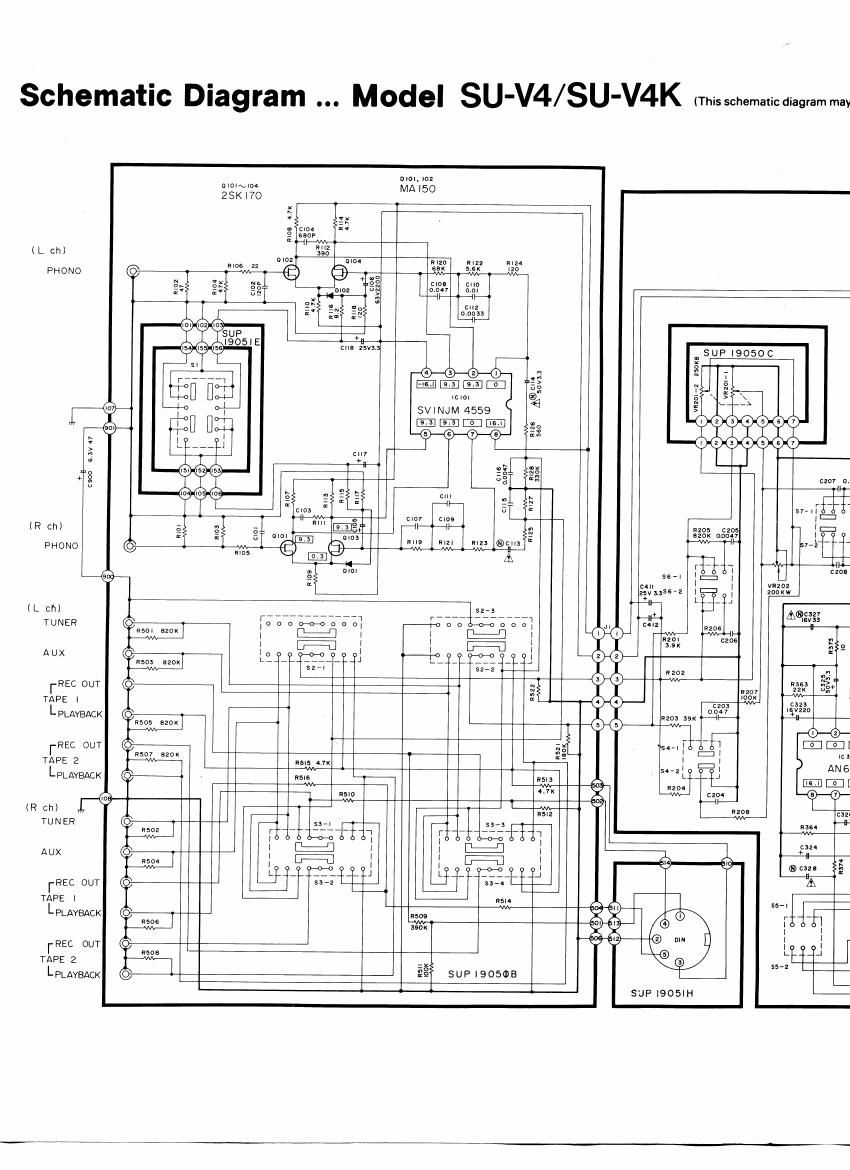 Technics SUV 4 K Schematics