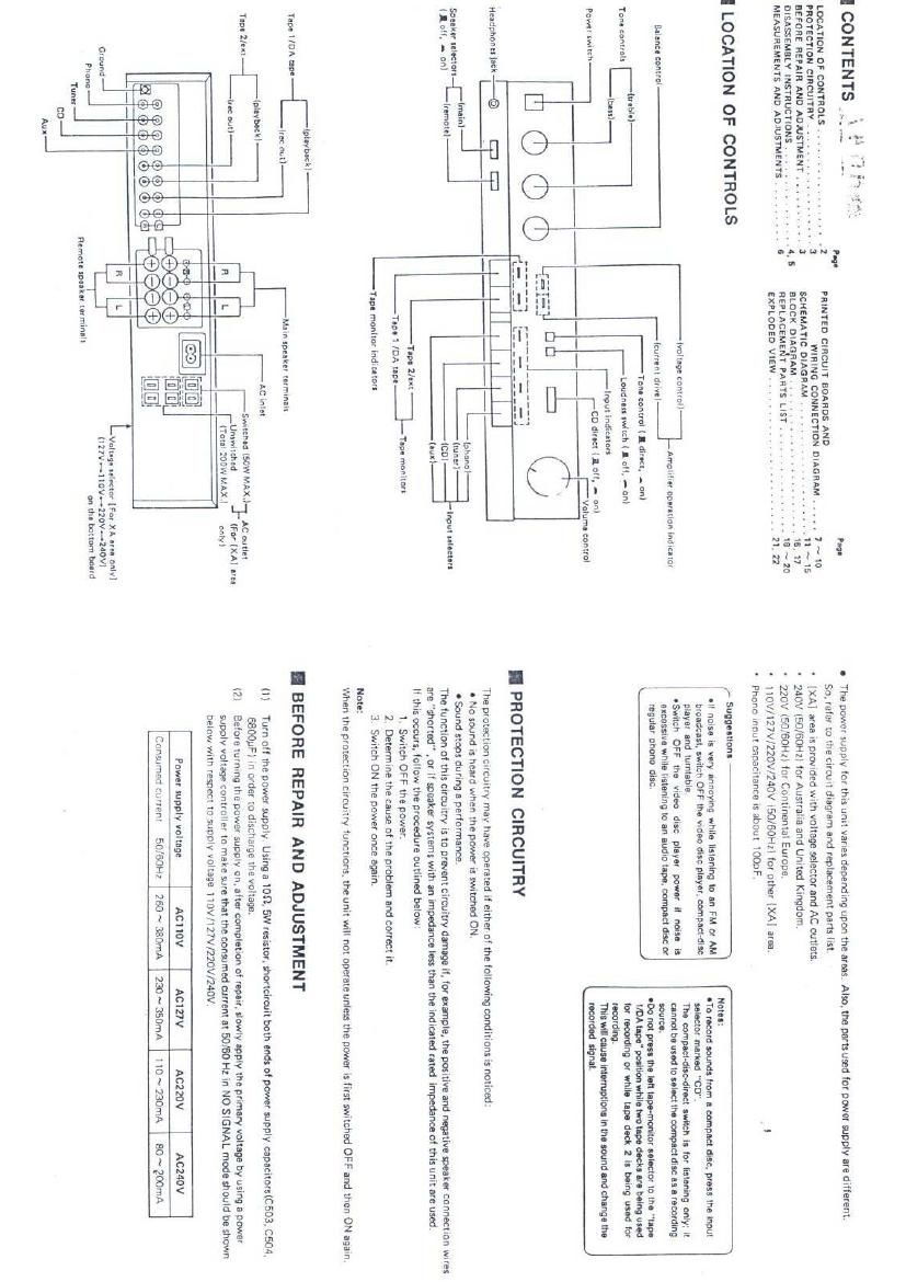 Technics SUV 45 A Service Manual